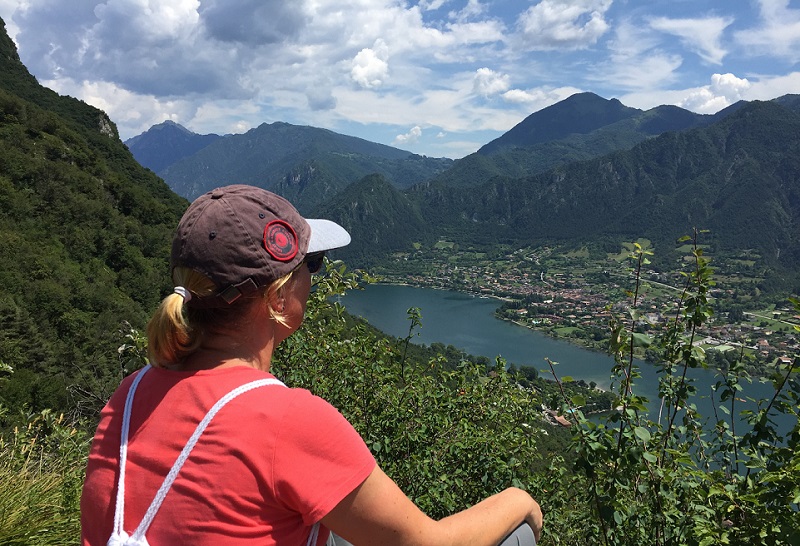 Irma bij het Idromeer