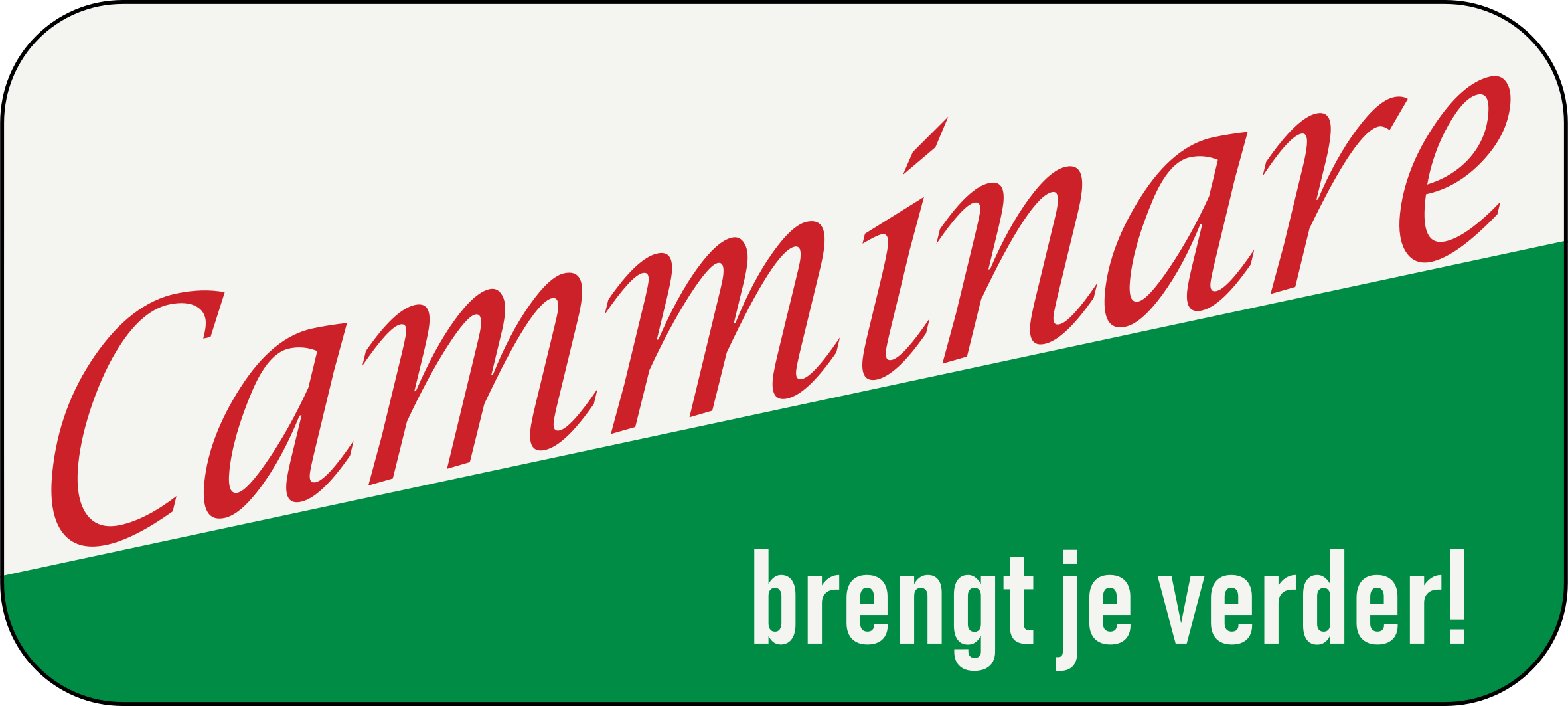 Logo – Camminare brengt je verder